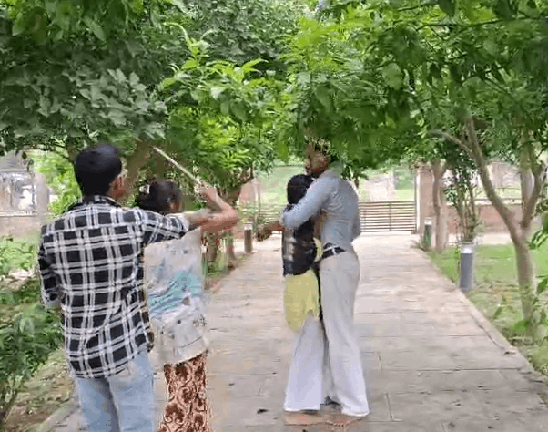 Family Assault in Saifai Park After Spotting Young Woman With Her Friend, Video Goes Viral
