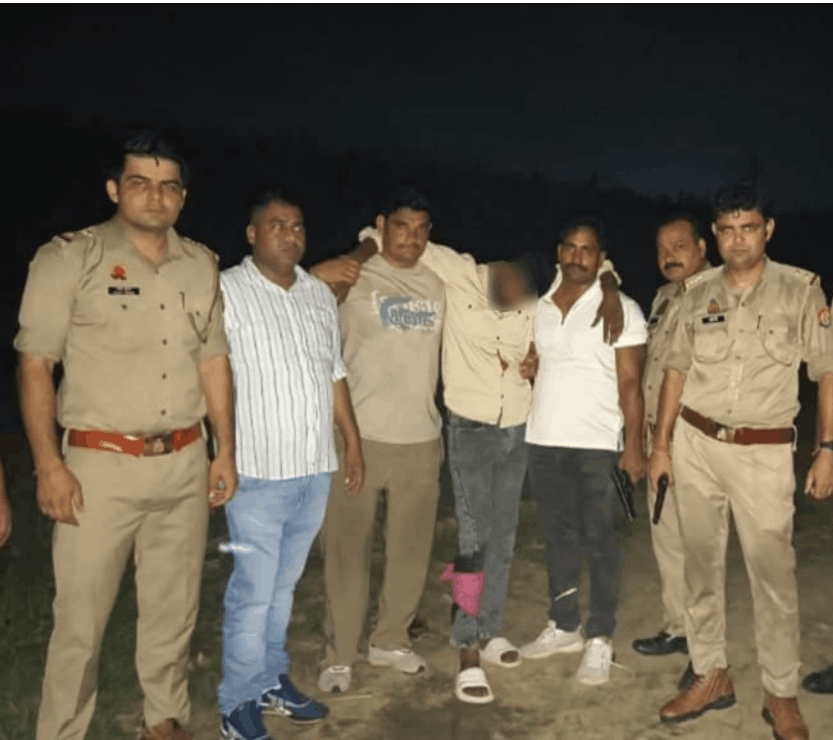 ₹25,000 Reward Accused Arrested After Police Encounter in Baghpat