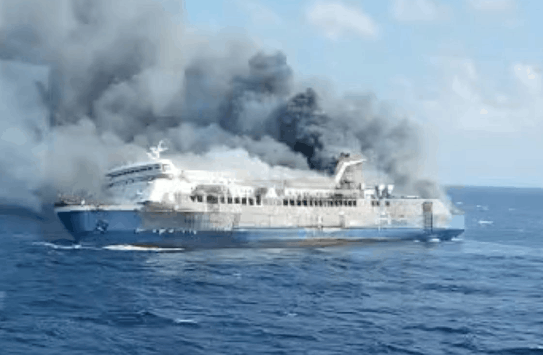 Five Dead, 41 Missing After Ferry Catches Fire Off Indonesia Coast