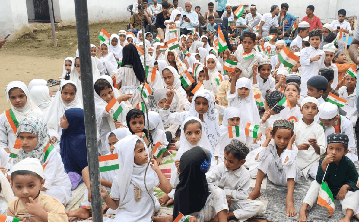 80th Independence Day Celebrated with Patriotic Fervour at Madrasa Islamia Rahmatul Uloom in Hapur
