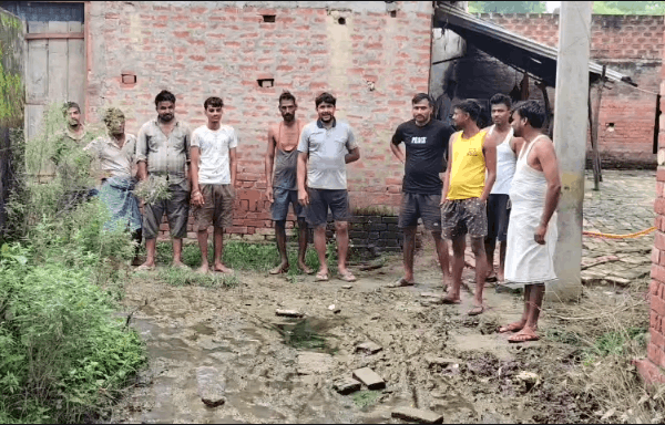 Sitapur: Villagers Suffer Waterlogging for 20 Years, Demand Road and Drain Construction