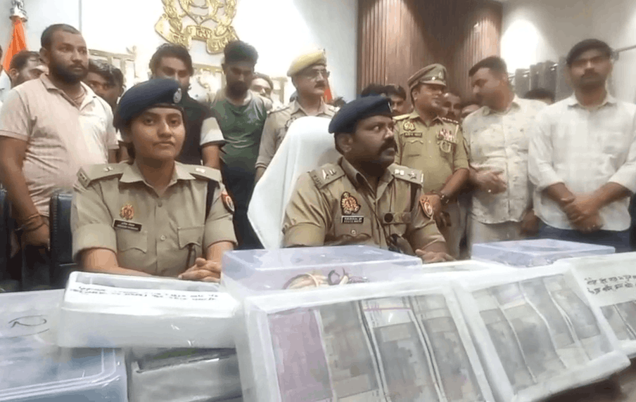 Jhansi Police Busts Major Cyber Fraud Racket, 23 Arrested for Running Fake Police Station