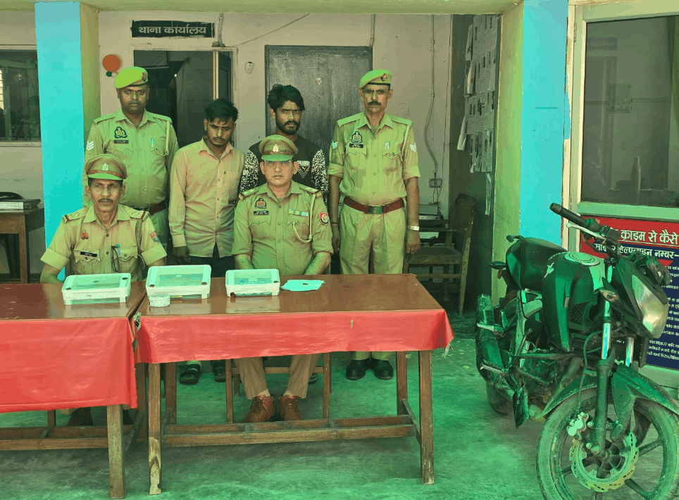 Amroha Police Solve Snatching Case, Arrest Two Accused Including Criminal with 8 Cases