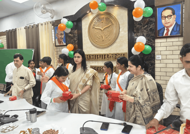 Flag Hoisted at Collectorate on 80th Independence Day, Students Honoured for Cultural Performances