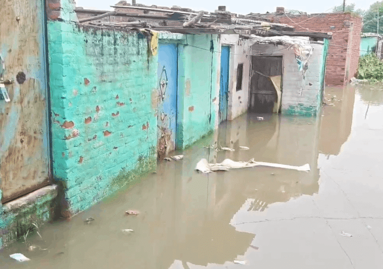 Kanpur: Pandav River in Spate, Flood-Like Situation Disrupts Life in Tikra