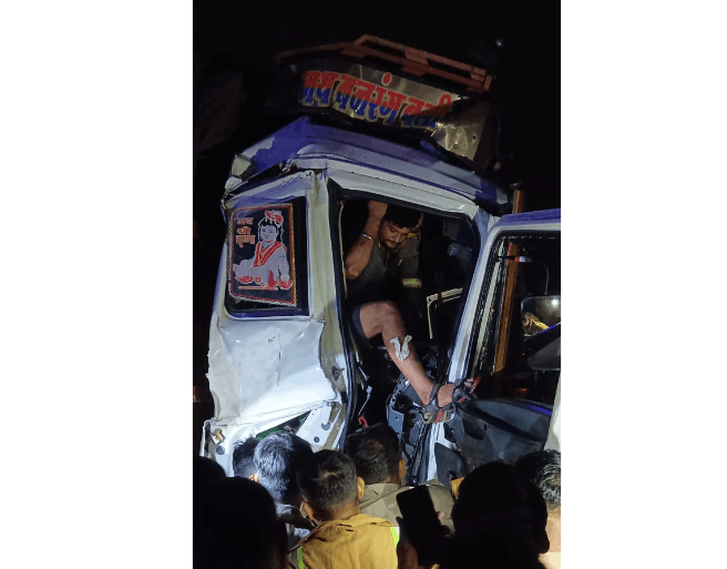 Massive Multi-Vehicle Crash on NH-19 in Etawah, Three Seriously Injured