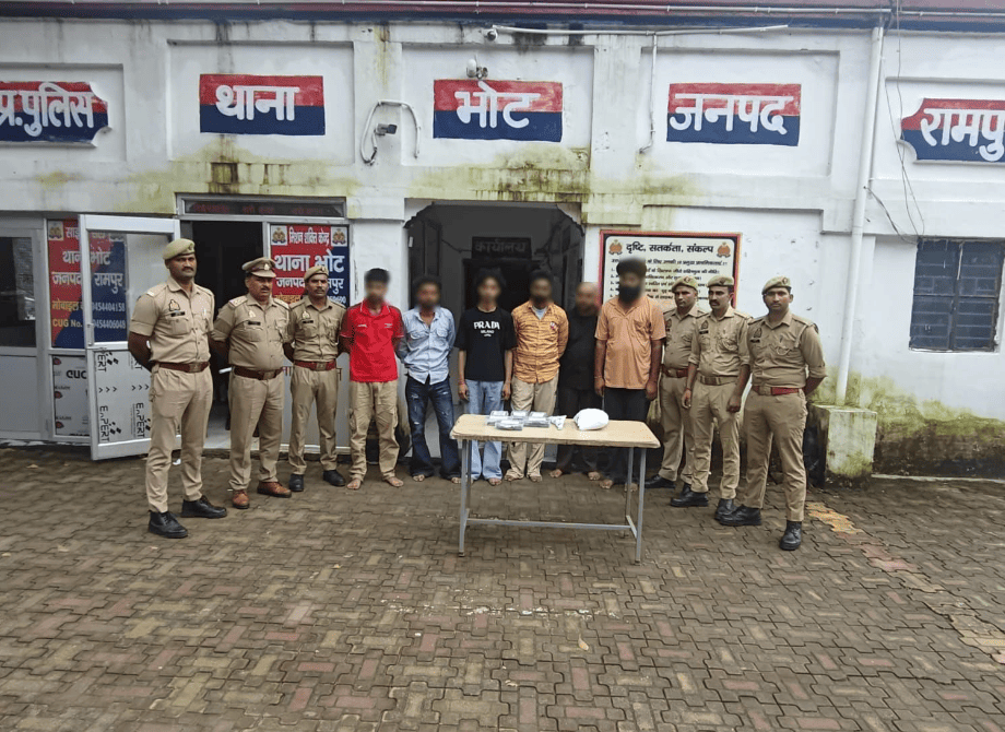 Rampur Police Arrest 6 With 3 Kg Opium in Major Anti-Drug Operation