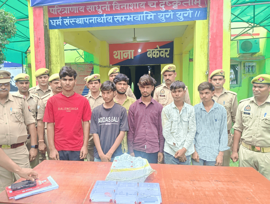 Etawah Police Bust Theft Cases, Six Accused Arrested with Stolen Valuables