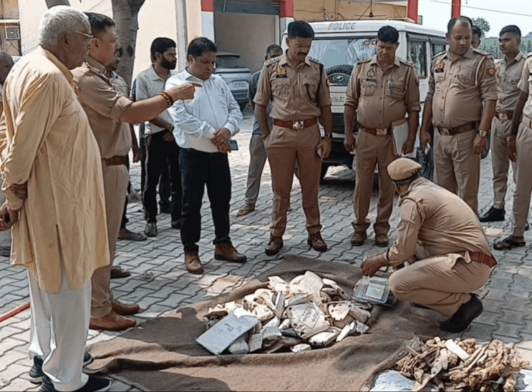 Illegal Liquor and Weapons Destroyed in Bulandshahr as Per Court Orders