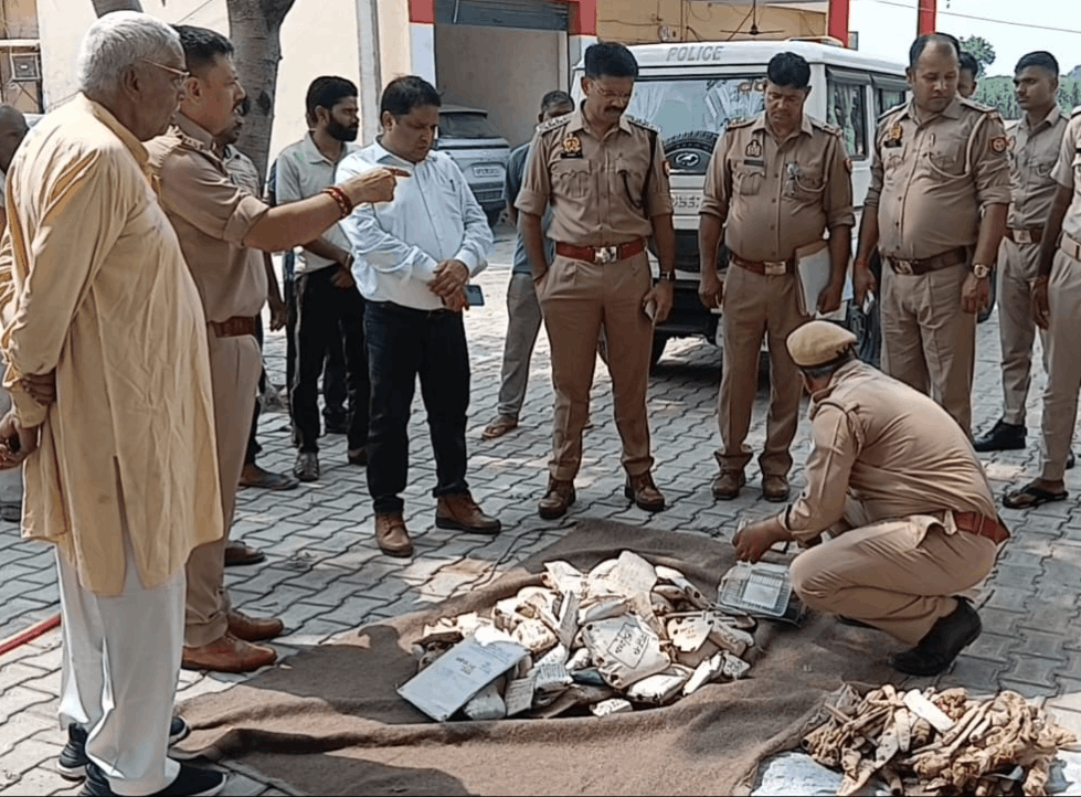 Illegal Liquor and Weapons Destroyed in Bulandshahr as Per Court Orders