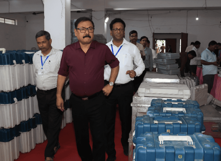 Bareilly Administration Ramps Up Assembly Election Preparations, DM Inspects EVM Warehouse