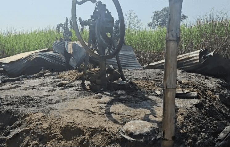 Kushinagar: Massive Fire Guts Cattle Shed, Four Animals Injured, Farmer Critical