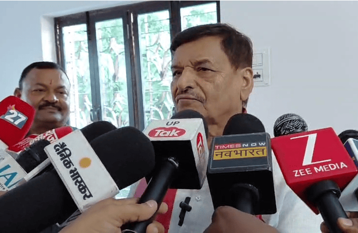 Etawah: Shivpal Yadav Backs Akhilesh for Lohia Trust, Targets BJP Over Alliance Politics