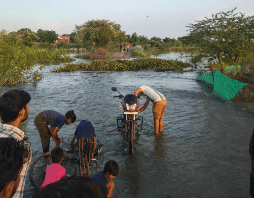 Poor Road and Bridge Connectivity Leaves Jalaun Villagers Struggling for Emergency Healthcare